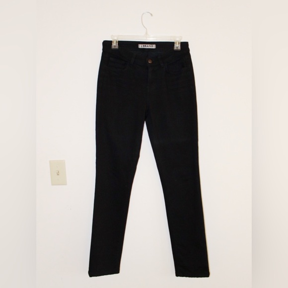 J Brand Black Straight Leg Jeans - Picture 1 of 5